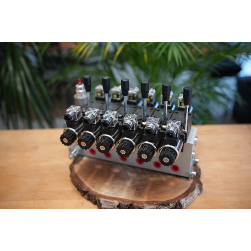 Proportional CETOP Ventil, 6 Funktionen, 21 GPM, mit Handhebel