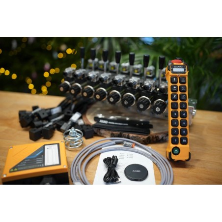 Proportional CETOP Ventil, 8 Funktionen, 21 GPM, mit Handhebel