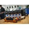 Proportional CETOP Ventil, 5 Funktionen, 21 GPM, mit Handhebel