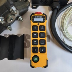 Akon KV20, 4 Funktionen, mit pneumatisch-elektrischer Steuerung, 24 VDC, 6.5W mit Funkfernbedienung Juuko HV-K 800