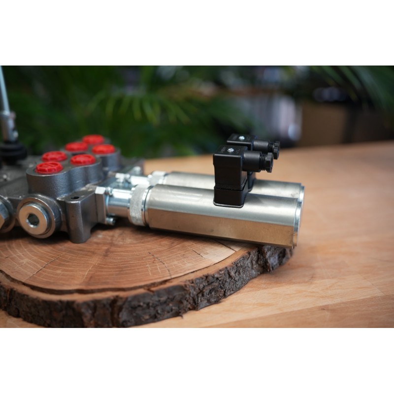 Hydraulikventil 2 Profile HM Line 90 l/min 24 gpm doppeltwirkend für Zylinderspule