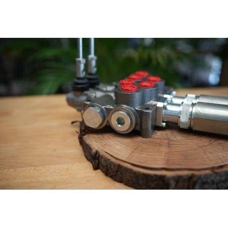 Hydraulikventil 2 Profile HM Line 90 l/min 24 gpm doppeltwirkend für Zylinderspule