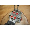 Elektromagnetisches Steuerventil 2-spool Q45 60 L/Min 16 GPM Elektrische Magnetspule 24V + Hebel