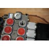 Elektromagnetisches Steuerventil Q75 4 -Spool, 90 L/Min  Elektrisch Solenoid 12V/ 24V + Hebel