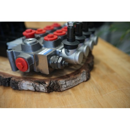 Galtech Q75 4 Sektionen Wegeventil 90 L/Min 24 GPM Elektrisch Solenoid 24V + Hebel