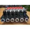 Hydraulikventil 6 -spool Q95 120 L/Min Elektrische Magnetspule 12V/24V + Hebel