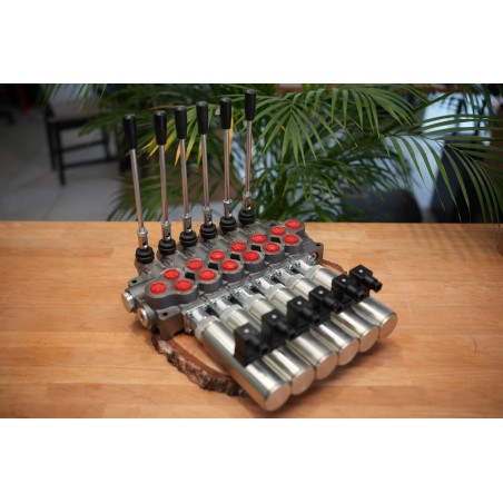 Hydraulikventil 5 Profile HM Line 90 l/min 24 gpm doppeltwirkend für Zylinderspule
