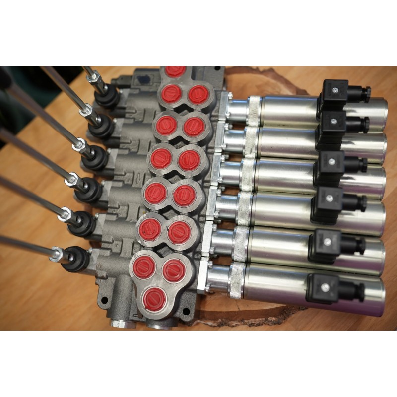 Hydraulikventil 5 Profile HM Line 90 l/min 24 gpm doppeltwirkend für Zylinderspule