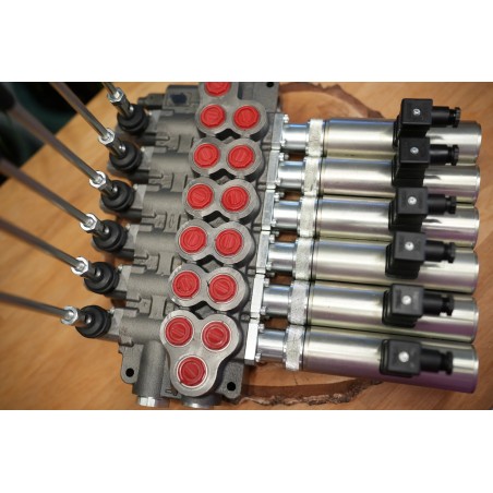 Hydraulikventil 5 Profile HM Line 90 l/min 24 gpm doppeltwirkend für Zylinderspule