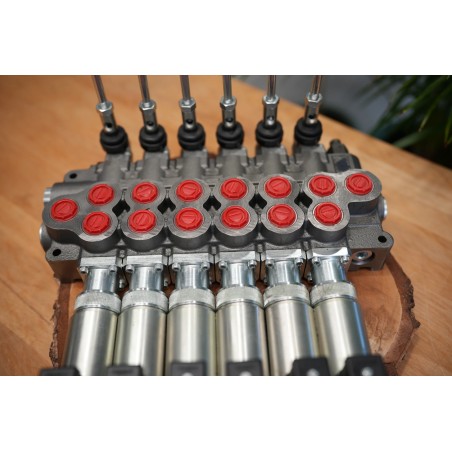 Hydraulikventil 5 Profile HM Line 90 l/min 24 gpm doppeltwirkend für Zylinderspule