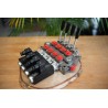 Elektromagnetisches Steuerventil 4-spool Q45 60 L/Min 16 GPM Elektrische Magnetspule 24V + Hebel