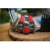 Elektromagnetisches Steuerventil 4-spool Q45 60 L/Min 16 GPM Elektrische Magnetspule 24V + Hebel