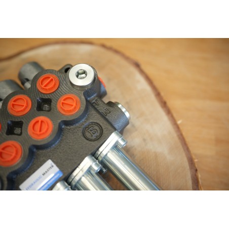 3-Wege-Hydraulikventil, 40 l/min, für Lader – doppeltwirkend