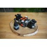Monoblock-hydraulikventil 2 Abschnitte 50 L/Min 12VDC + Joystick Ein/Aus