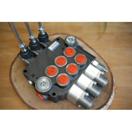 Monoblock-wegeventil 80 L/Min 3 Schieber Doppeltwirkend Schwimmsektionen