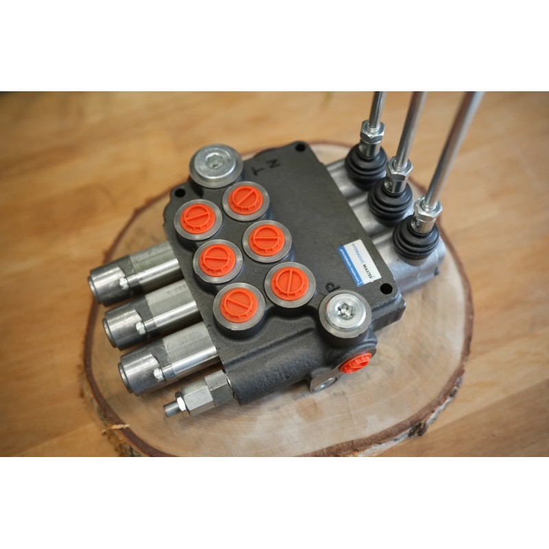 Monoblock-wegeventil 80 L/Min 3 Schieber Doppeltwirkend Schwimmsektionen