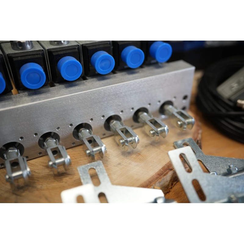 Funksteuerung Scanreco G2B 6-Funktionen-Nachrüstsatz für Krane mit Ventil ohne Magnetventile (Fassi, Hiab, Palfinger) – 12 V