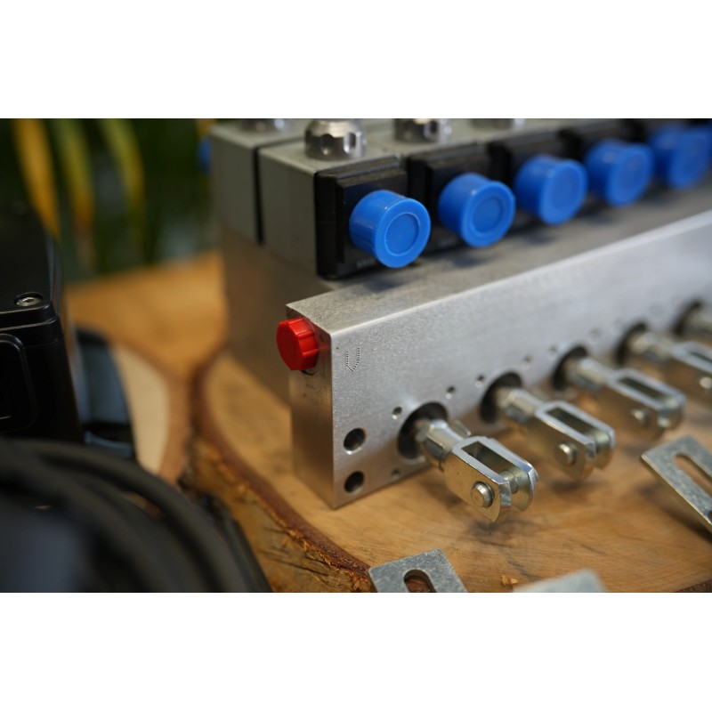 Funksteuerung Scanreco G2B 6-Funktionen-Nachrüstsatz für Krane mit Ventil ohne Magnetventile (Fassi, Hiab, Palfinger) – 12 V