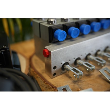 Funksteuerung Scanreco G2B 6-Funktionen-Nachrüstsatz für Krane mit Ventil ohne Magnetventile (Fassi, Hiab, Palfinger) – 12 V