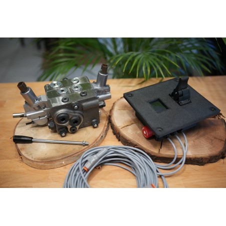Proportional-Steuerpult Fire Salamander mit Hydraulikventil DPX100 1 Funktion