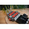 Elektromagnetisches Steuerventil 3 - Spool Q45 60 L/Min 16 GPM 24V + Hebel