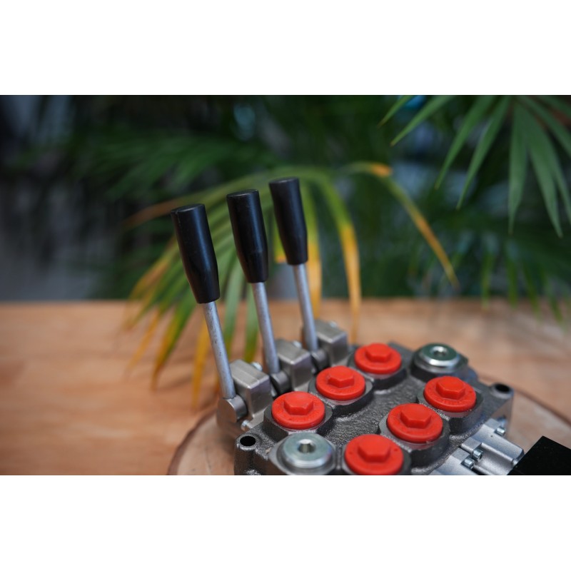 Elektromagnetisches Steuerventil 3 -spool Q45 60 L/Min 16 GPM 12V + Hebel