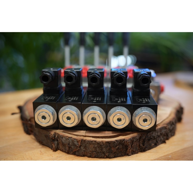 Elektromagnetisches Steuerventil 5 -spool Q45 60l/min 12 V