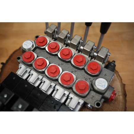 Elektromagnetisches Steuerventil 5 -spool Q45 60l/min 12 V