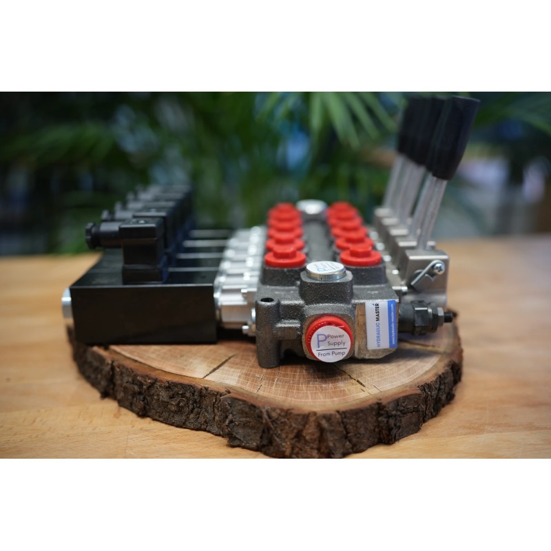 Elektromagnetisches Steuerventil 5 -spool Q45 60l/min 12 V
