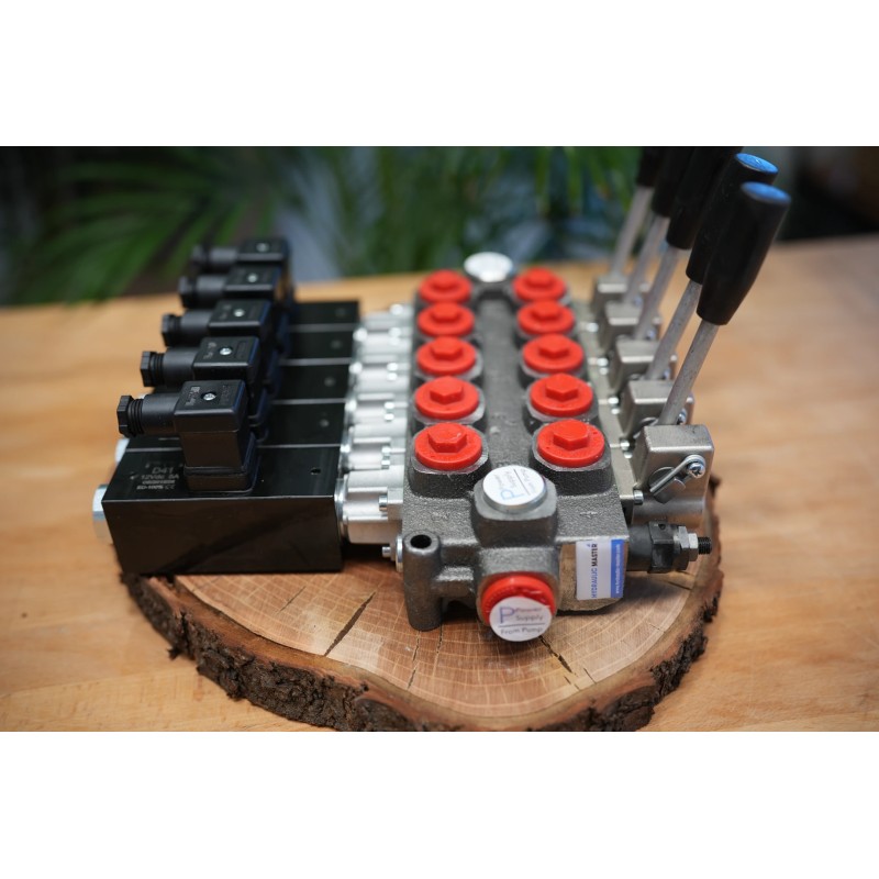 Elektromagnetisches Steuerventil 5 -spool Q45 60l/min 12 V