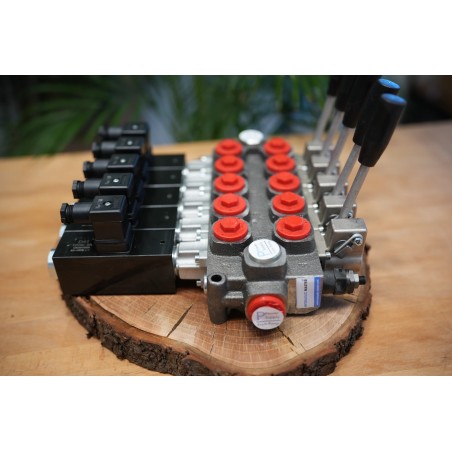 Elektromagnetisches Steuerventil 5 -spool Q45 60l/min 12 V
