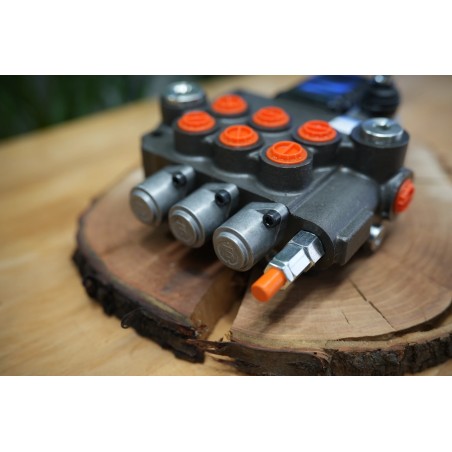 Monoblock-Wegeventil 80 L/Min 3 Schieber Doppeltwirkend + Joystick