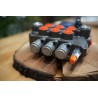 Monoblock-Wegeventil 80 L/Min 3 Schieber Doppeltwirkend + Joystick