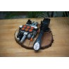 Hydraulikventil 3 Funktionen, 40 l/min (11 GMP), Monoblock 2p40 mit einer Schwimmfunktion + 3. elektrische Funktion + Joystick