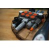 Hydraulikventil 3 Funktionen, 40 l/min (11 GMP), Monoblock 2p40 mit einer Schwimmfunktion + 3. elektrische Funktion + Joystick