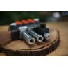 Hydraulikventil 3 Funktionen, 40 l/min (11 GMP), Monoblock 2p40 mit einer Schwimmfunktion + 3. elektrische Funktion