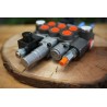 Hydraulikventil 3 Funktionen, 40 l/min (11 GMP), Monoblock 2p40 mit einer Schwimmfunktion + 3. elektrische Funktion