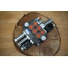 Hydraulikventil 3 Funktionen, 40 l/min (11 GMP), Monoblock 2p40 mit einer Schwimmfunktion + 3. elektrische Funktion