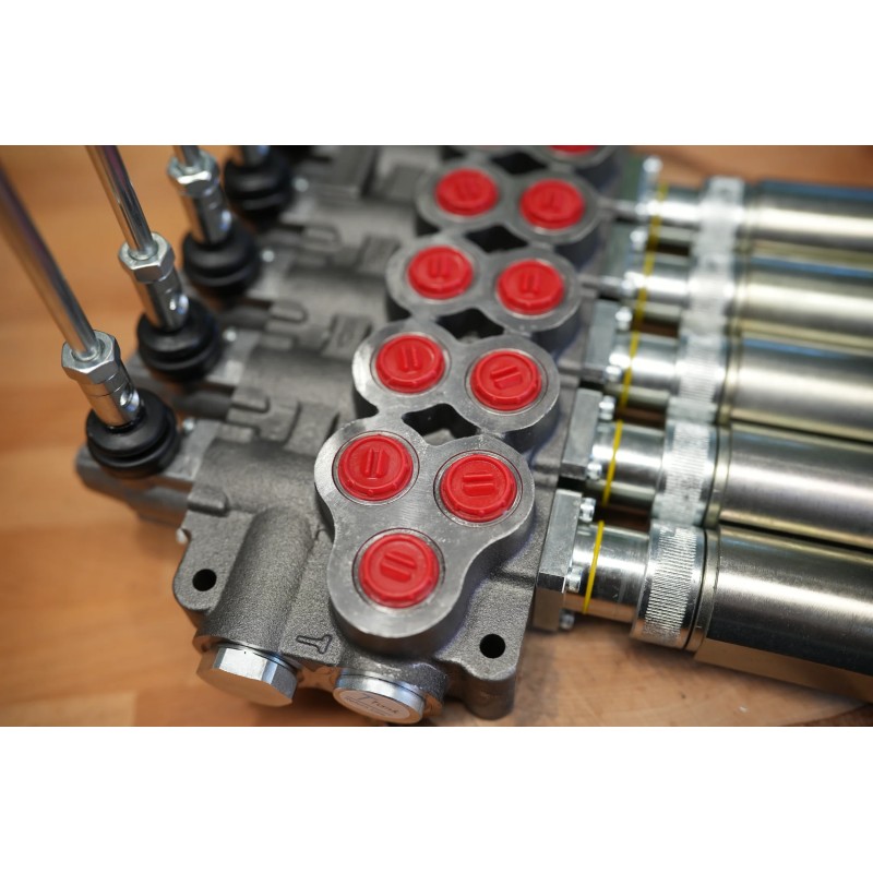 Hydraulikventil 5 Profile HM Line 90 l/min 24 gpm doppeltwirkend für Zylinderspule