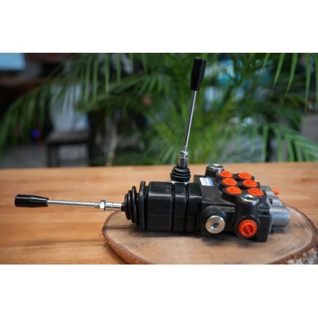 Monoblock-wegeventil 40 L/Min 3 Schieber Doppeltwirkendg + Joystick