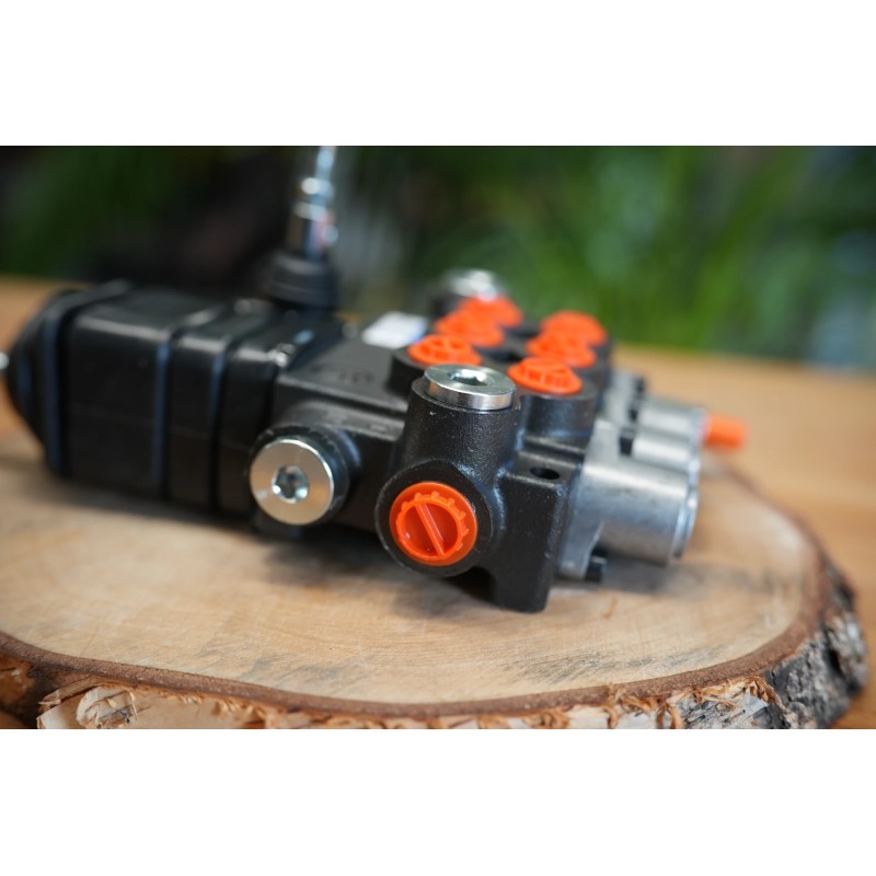 Monoblock-wegeventil 40 L/Min 3 Schieber Doppeltwirkendg + Joystick