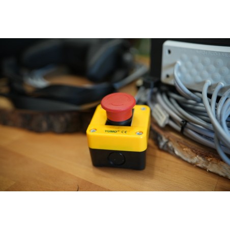 Proportionaler drahtloser Fire Salamander Steuergerät mit Touch-Display, zusätzliches kabelgebundenes Bedienfeld mit Joystick un