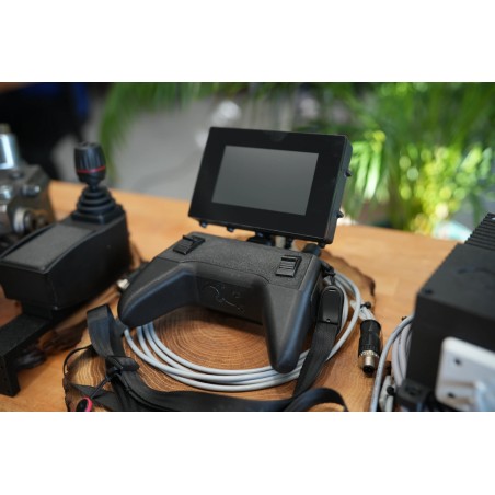 Proportionaler drahtloser Fire Salamander Steuergerät mit Touch-Display, zusätzliches kabelgebundenes Bedienfeld mit Joystick un