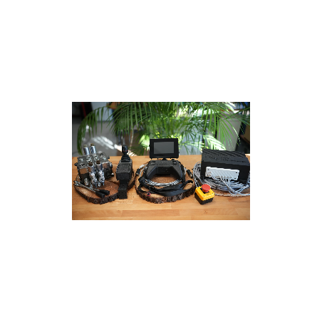 Proportionaler drahtloser Fire Salamander Steuergerät mit Touch-Display, zusätzliches kabelgebundenes Bedienfeld mit Joystick un