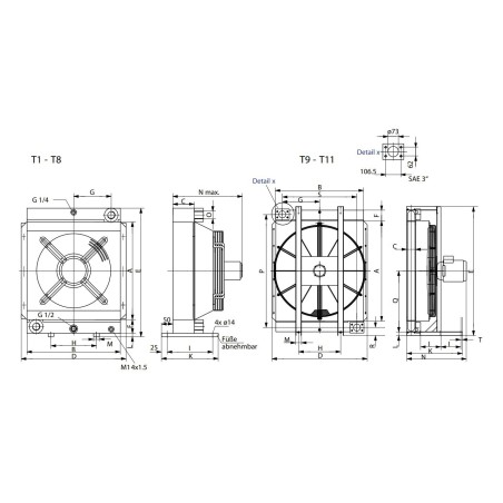 Kühler T-Serie AKG