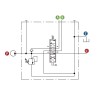 1 Sektion-Monoblockventil SD5-HBD 3/8" Max 250 bar Walvoil