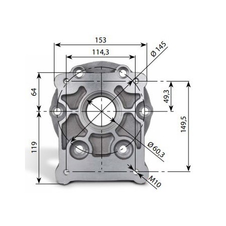 Adapterflansche BG 3,5 Hydraulic Master